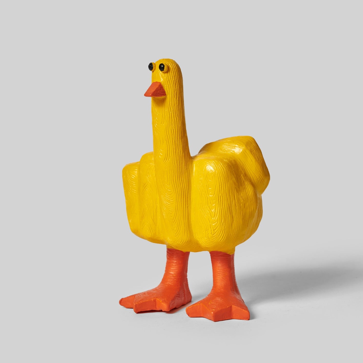 "duck you"middle finger duck