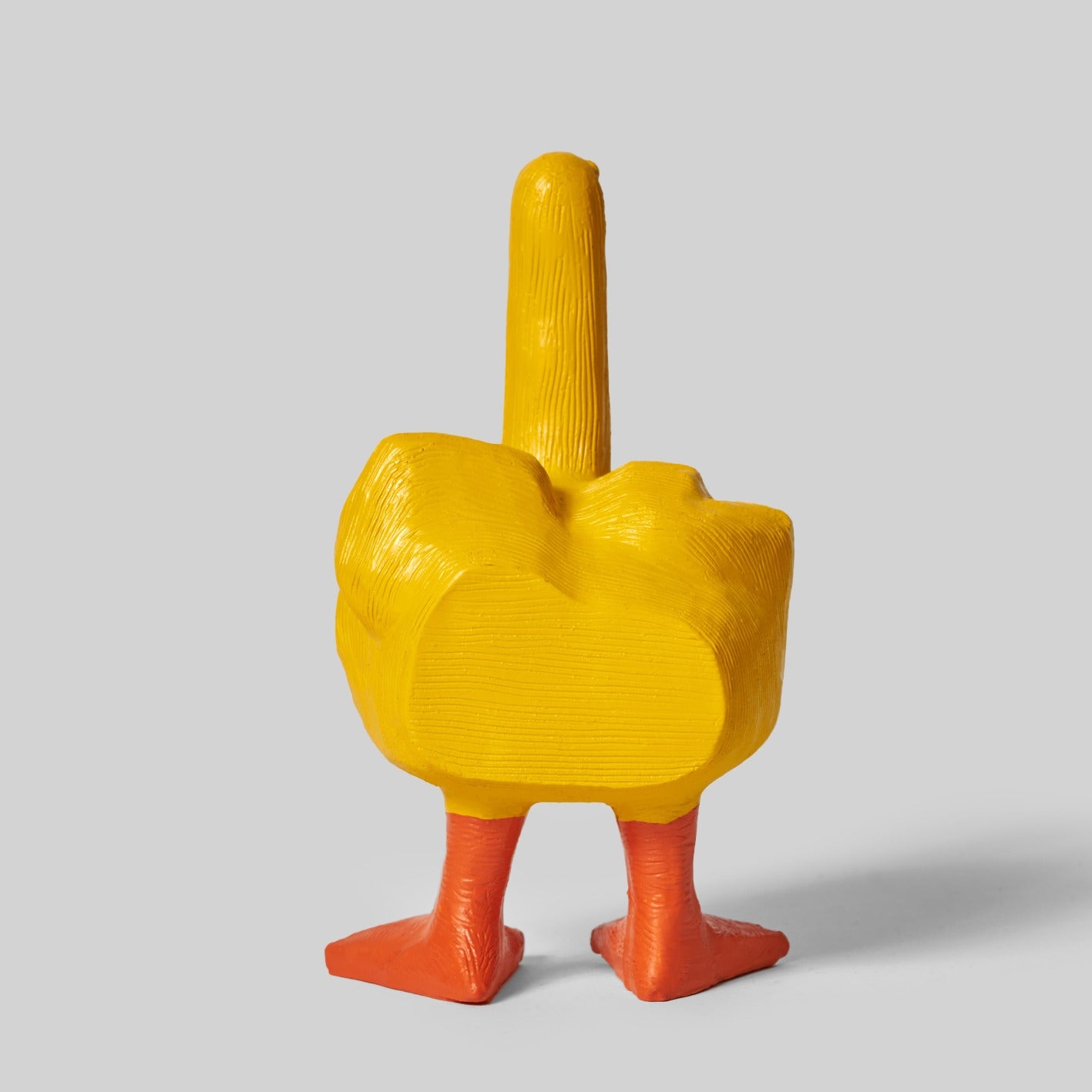 "duck you"middle finger duck